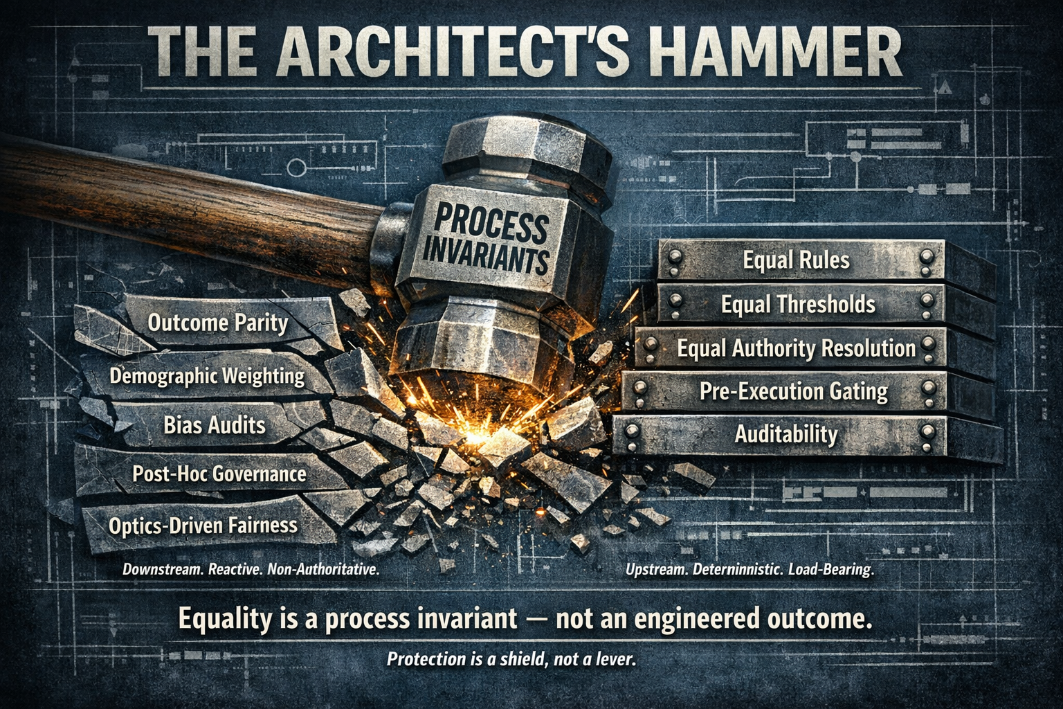 Why Outcome Engineering Violates the Definition of a Protected Class