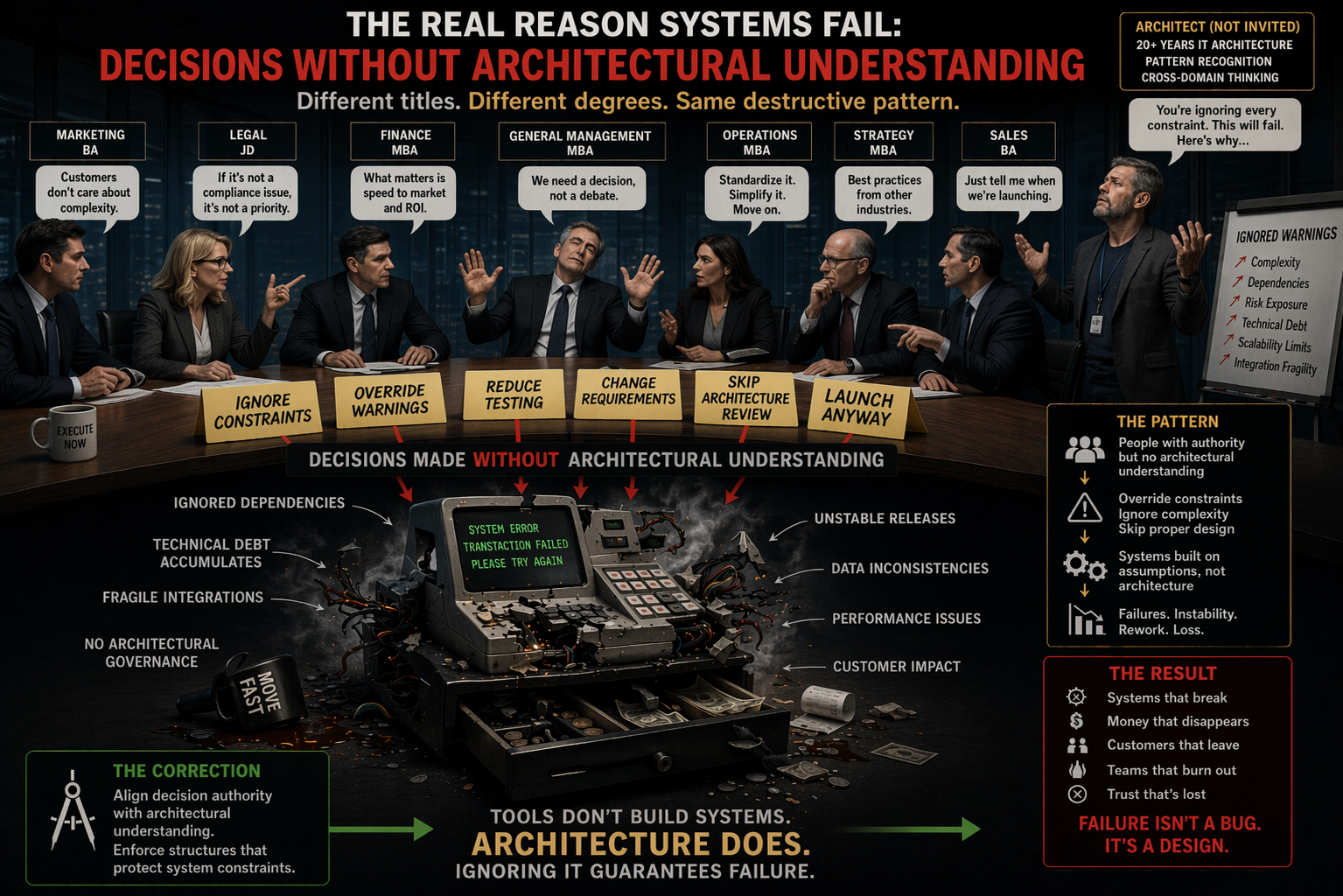 When Leadership Lacks Architectural Competency, Systems Fail