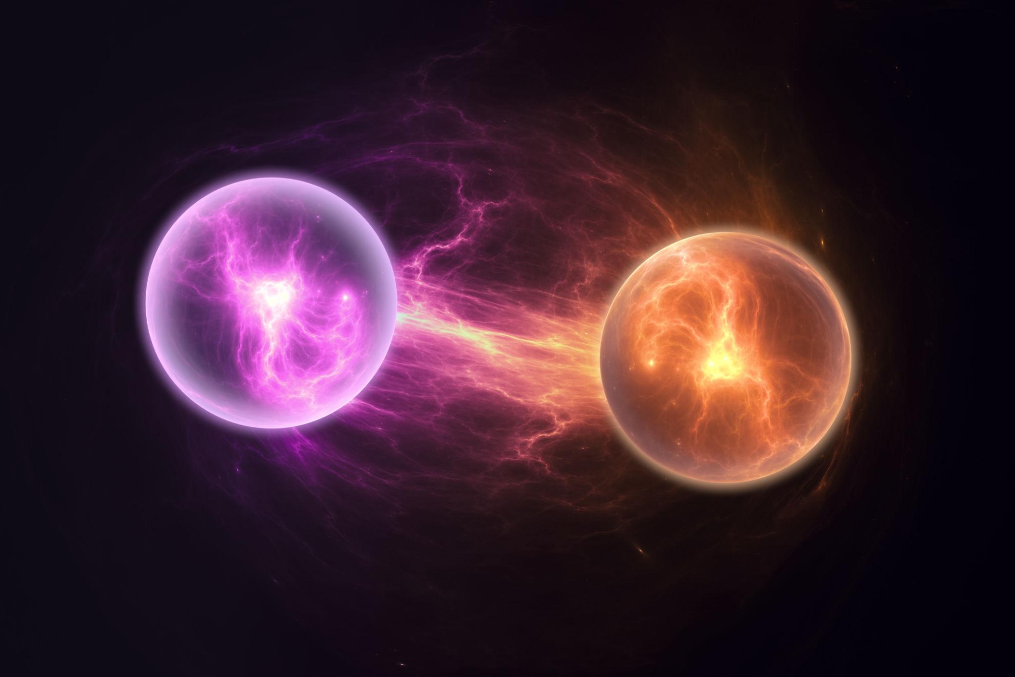 Particles, quantum entanglement (quantum correlation), quantum mechanics